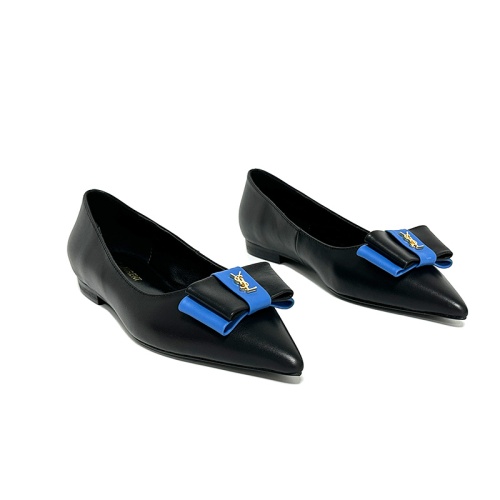 Yves Saint Laurent YSL Flat Shoes For Women #1159053 $98.00 USD, Wholesale Replica Yves Saint Laurent YSL Flat Shoes
