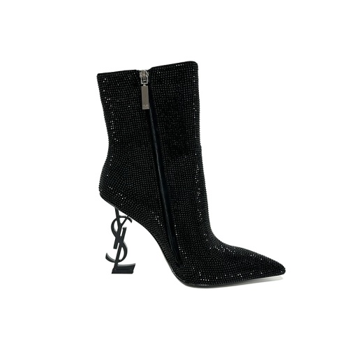 Replica Yves Saint Laurent YSL Boots For Women #1159074 $202.00 USD for Wholesale