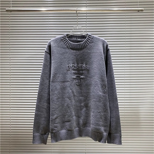 Prada Sweater Long Sleeved For Unisex #1159346 $45.00 USD, Wholesale Replica Prada Sweater