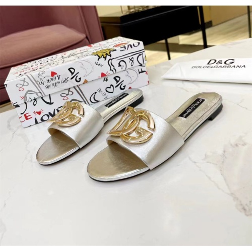 Dolce &amp; Gabbana D&amp;G Slippers For Women #1159433 $80.00 USD, Wholesale Replica Dolce &amp; Gabbana D&amp;G Slippers