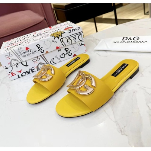 Dolce &amp; Gabbana D&amp;G Slippers For Women #1159435 $80.00 USD, Wholesale Replica Dolce &amp; Gabbana D&amp;G Slippers