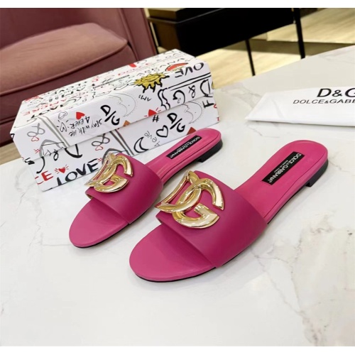 Dolce &amp; Gabbana D&amp;G Slippers For Women #1159438 $80.00 USD, Wholesale Replica Dolce &amp; Gabbana D&amp;G Slippers
