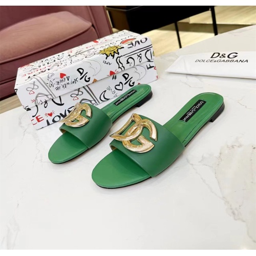 Dolce &amp; Gabbana D&amp;G Slippers For Women #1159440 $80.00 USD, Wholesale Replica Dolce &amp; Gabbana D&amp;G Slippers