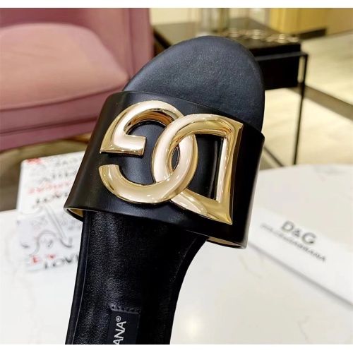 Replica Dolce & Gabbana D&G Slippers For Women #1159443 $80.00 USD for Wholesale