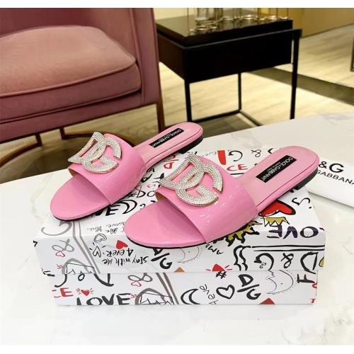 Dolce &amp; Gabbana D&amp;G Slippers For Women #1159444 $82.00 USD, Wholesale Replica Dolce &amp; Gabbana D&amp;G Slippers