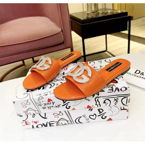 Dolce &amp; Gabbana D&amp;G Slippers For Women #1159446 $82.00 USD, Wholesale Replica Dolce &amp; Gabbana D&amp;G Slippers
