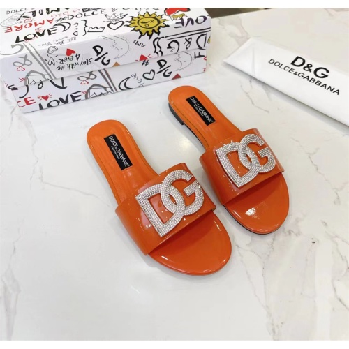 Replica Dolce & Gabbana D&G Slippers For Women #1159446 $82.00 USD for Wholesale