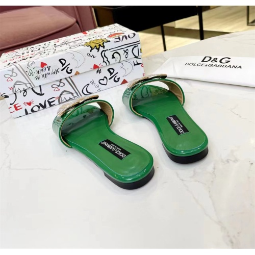 Replica Dolce & Gabbana D&G Slippers For Women #1159450 $82.00 USD for Wholesale