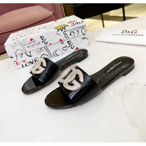 Dolce &amp; Gabbana D&amp;G Slippers For Women #1159451 $82.00 USD, Wholesale Replica Dolce &amp; Gabbana D&amp;G Slippers