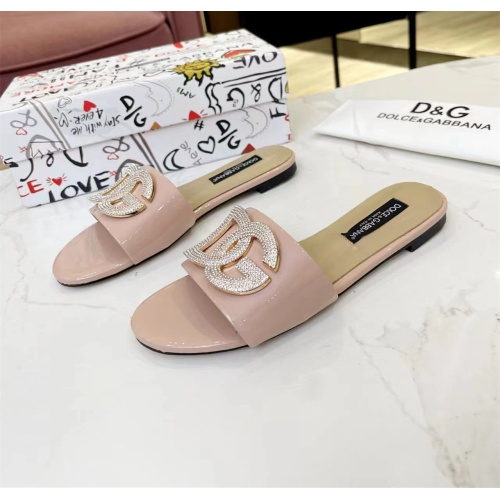 Dolce &amp; Gabbana D&amp;G Slippers For Women #1159452 $82.00 USD, Wholesale Replica Dolce &amp; Gabbana D&amp;G Slippers
