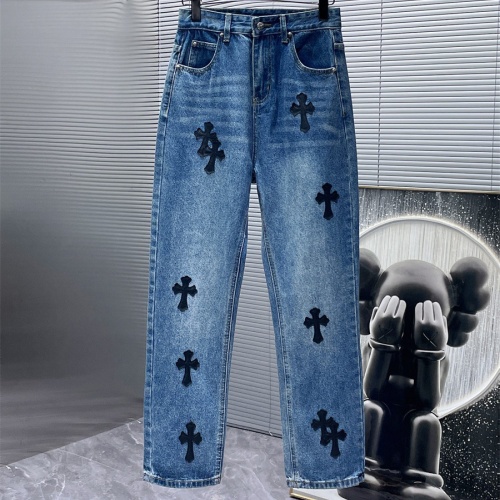 Chrome Hearts Jeans For Unisex #1159561 $60.00 USD, Wholesale Replica Chrome Hearts Jeans