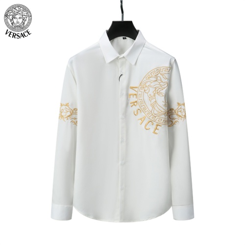 Versace Shirts Long Sleeved For Men #1159768