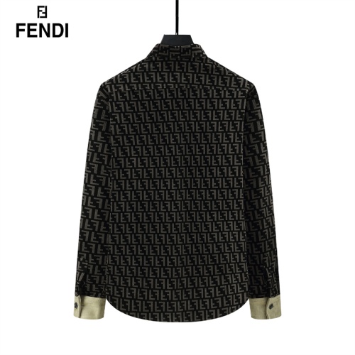 Replica Fendi Shirts Long Sleeved For Men #1159776 $42.00 USD for Wholesale