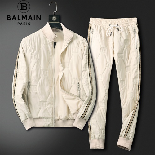 Balmain Tracksuits Long Sleeved For Men #1159912 $115.00 USD, Wholesale Replica Balmain Tracksuits
