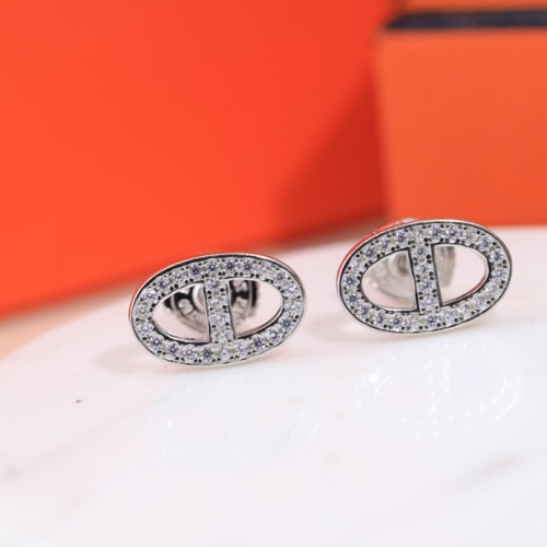 Replica Hermes Earrings For Women #1160178 $39.00 USD for Wholesale
