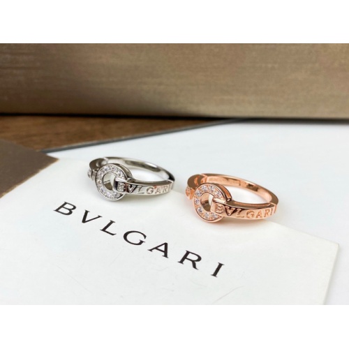 Replica Bvlgari Rings For Women #1160201 $25.00 USD for Wholesale