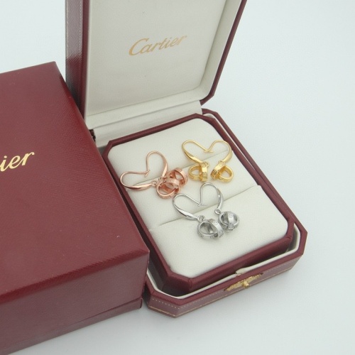 Replica Cartier Earrings For Women #1160256 $25.00 USD for Wholesale