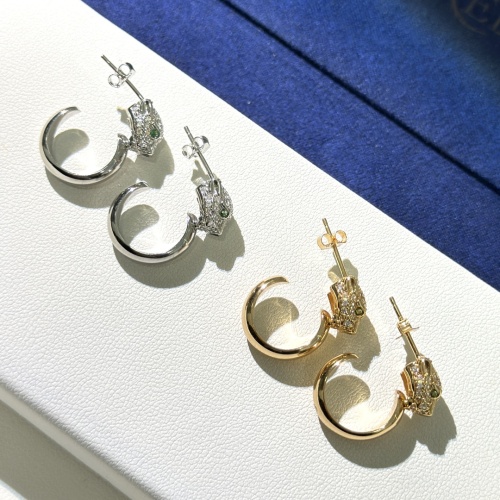 Replica Cartier Earrings For Women #1160264 $42.00 USD for Wholesale