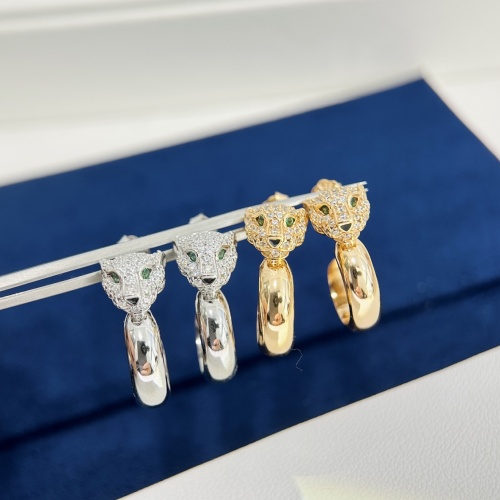 Replica Cartier Earrings For Women #1160265 $42.00 USD for Wholesale