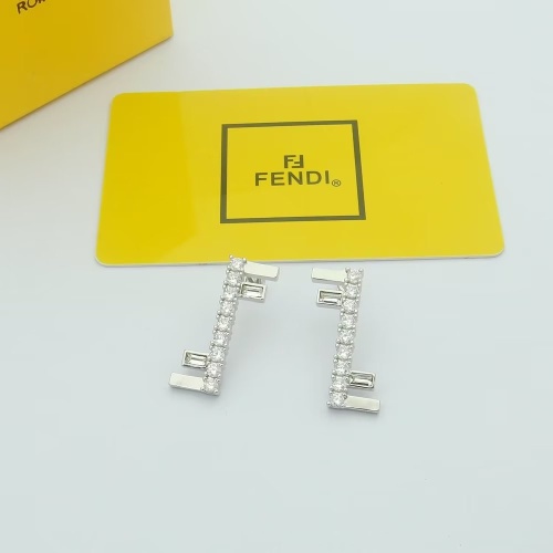Fendi Earrings For Women #1160497 $25.00 USD, Wholesale Replica Fendi Earrings