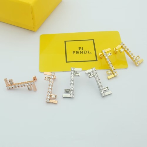 Replica Fendi Earrings For Women #1160497 $25.00 USD for Wholesale