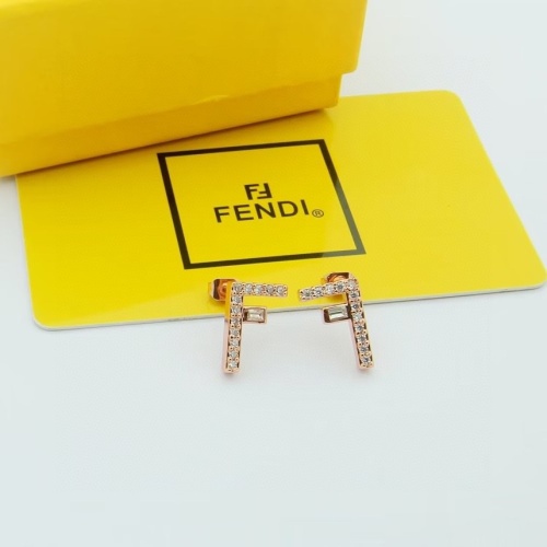 Fendi Earrings For Women #1160502 $25.00 USD, Wholesale Replica Fendi Earrings
