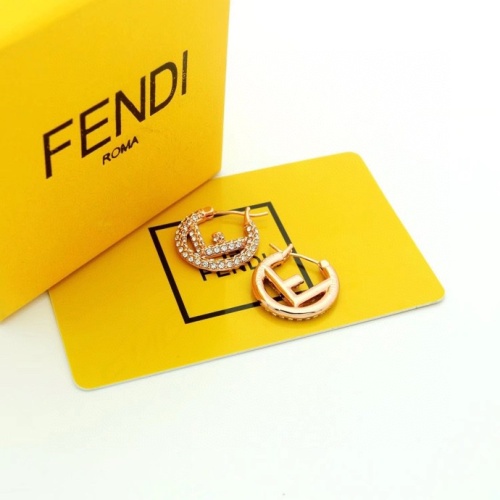 Replica Fendi Earrings For Women #1160505 $27.00 USD for Wholesale