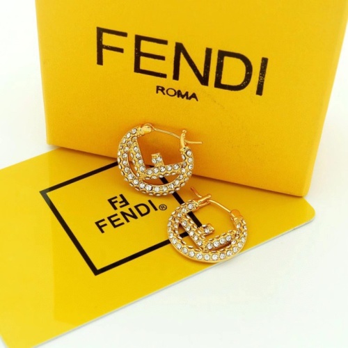 Fendi Earrings For Women #1160506 $27.00 USD, Wholesale Replica Fendi Earrings