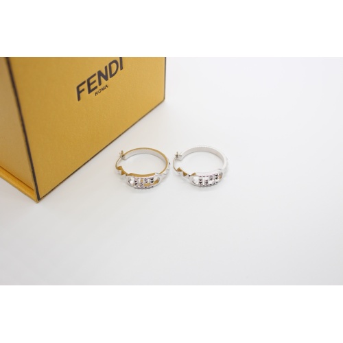 Replica Fendi Earrings For Women #1160530 $42.00 USD for Wholesale