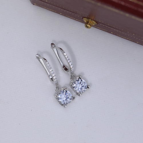 Replica Cartier Earrings For Women #1160587 $40.00 USD for Wholesale