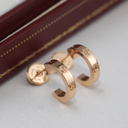Replica Cartier Earrings For Women #1160741 $32.00 USD for Wholesale
