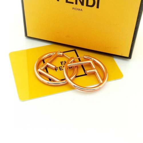 Replica Fendi Earrings For Women #1160747 $29.00 USD for Wholesale
