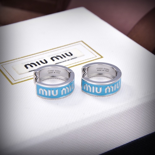 Replica MIU MIU Earrings For Women #1160750 $27.00 USD for Wholesale