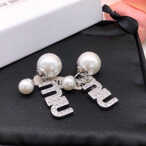 Replica MIU MIU Earrings For Women #1160751 $29.00 USD for Wholesale