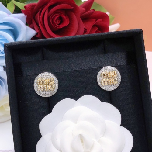 Replica MIU MIU Earrings For Women #1160753 $29.00 USD for Wholesale