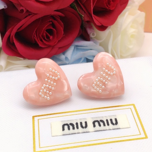 MIU MIU Earrings For Women #1160755 $29.00 USD, Wholesale Replica MIU MIU Earrings