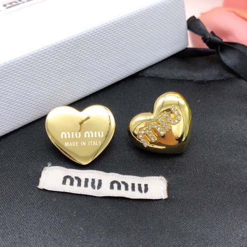 Replica MIU MIU Earrings For Women #1160775 $27.00 USD for Wholesale