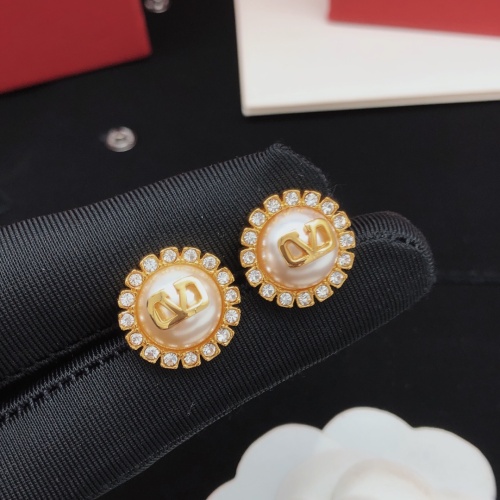 Replica Valentino Earrings For Women #1160915 $27.00 USD for Wholesale