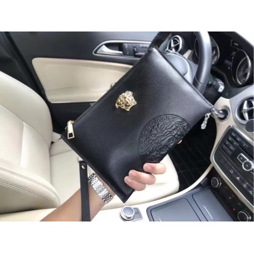 Replica Versace AAA Man Wallets #1160924 $52.00 USD for Wholesale
