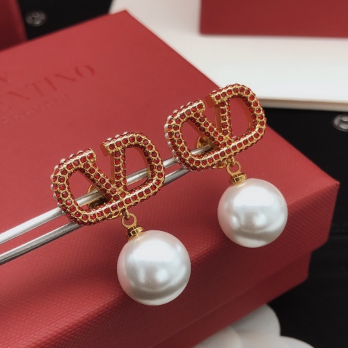 Replica Valentino Earrings For Women #1160932 $32.00 USD for Wholesale