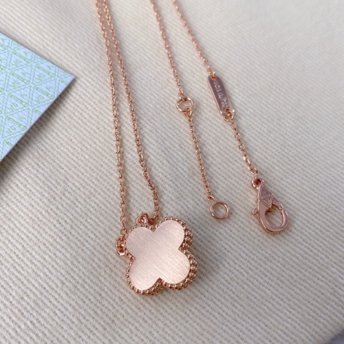 Replica Van Cleef & Arpels Necklaces For Women #1161038 $25.00 USD for Wholesale