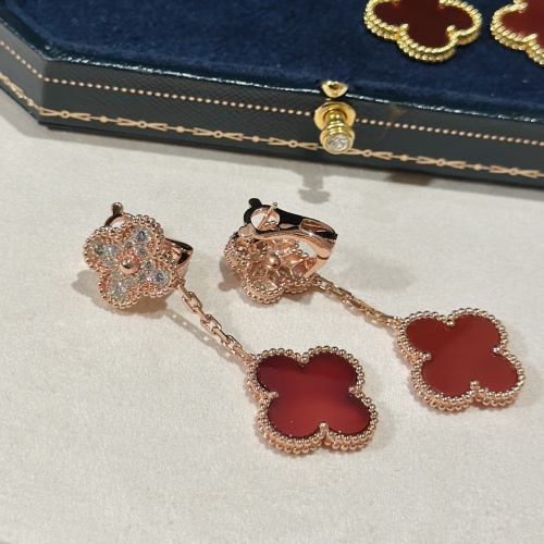 Replica Van Cleef & Arpels Earrings For Women #1161247 $56.00 USD for Wholesale