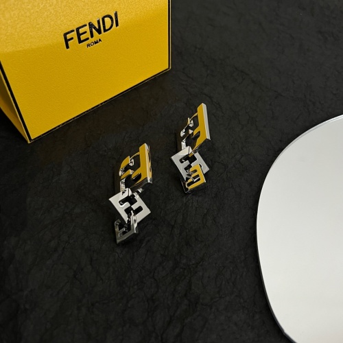 Replica Fendi Earrings For Women #1161367 $42.00 USD for Wholesale