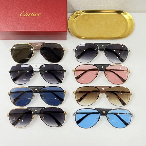 Replica Cartier AAA Quality Sunglassess #1161399 $48.00 USD for Wholesale