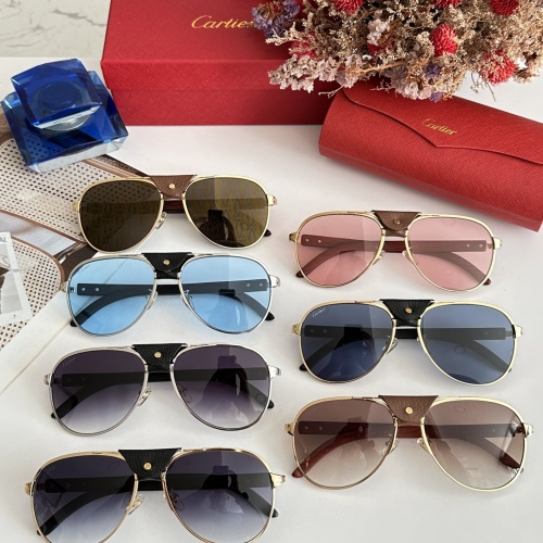 Replica Cartier AAA Quality Sunglassess #1161408 $48.00 USD for Wholesale