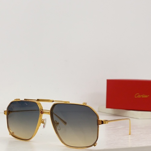 $64.00 USD Cartier AAA Quality Sunglassess #1161416