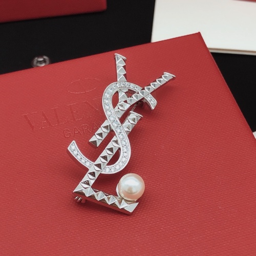 Replica Yves Saint Laurent Brooches For Women #1161489 $29.00 USD for Wholesale