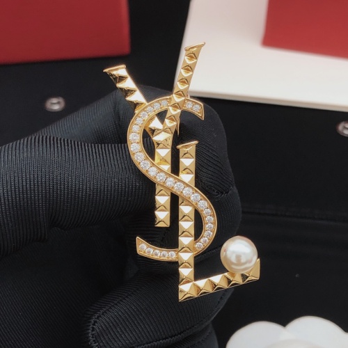Yves Saint Laurent Brooches For Women #1161490 $29.00 USD, Wholesale Replica Yves Saint Laurent Brooches