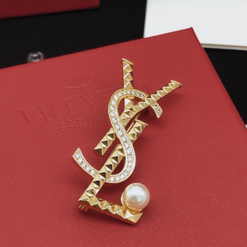 Replica Yves Saint Laurent Brooches For Women #1161490 $29.00 USD for Wholesale