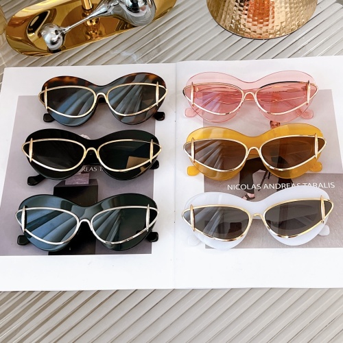 Replica LOEWE AAA Quality Sunglasses #1161641 $72.00 USD for Wholesale